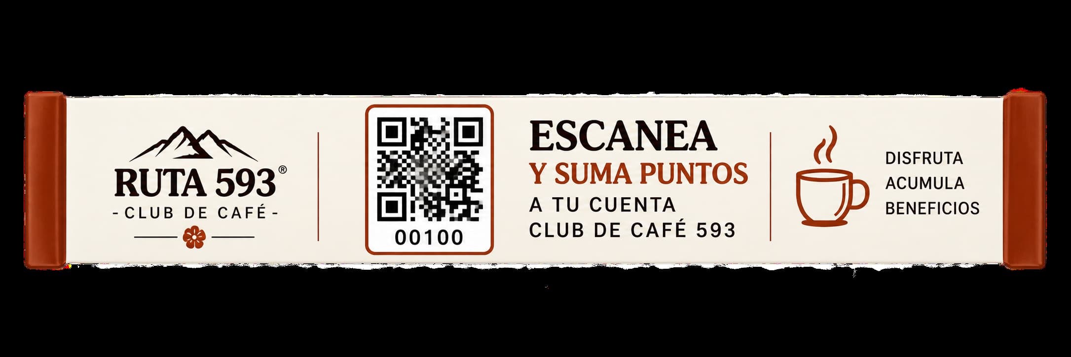 Ejemplo del código secuencial único de Café Ruta 593