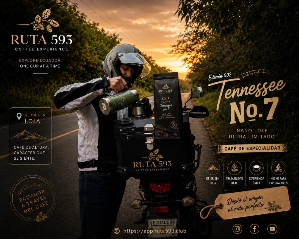 Tennessee Nº 7 en la ruta: nano lote ultra limitado sobre el ride RUTA 593